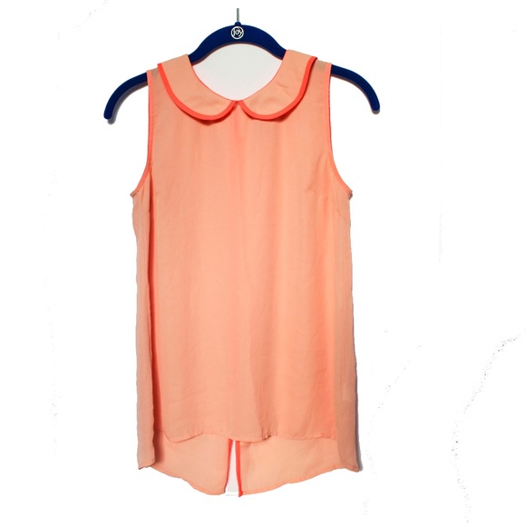 Soprano Tops - Soprano Sleeveless Blouse Peter Pan Shirt